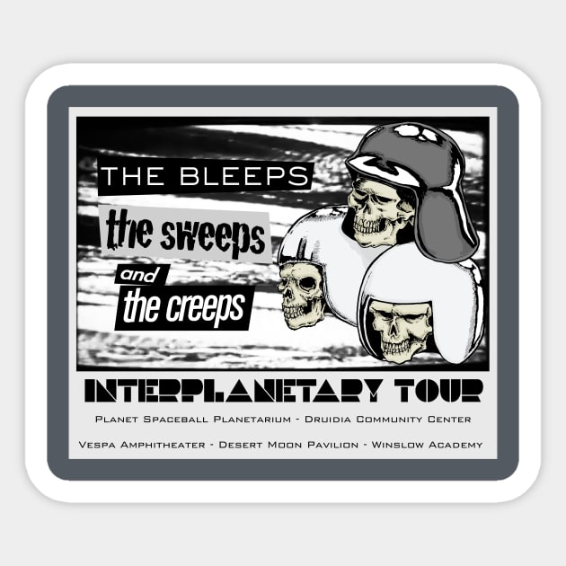 Spaceballs: The Tour: The T-Shirt Sticker by MikeJacobsDesigns